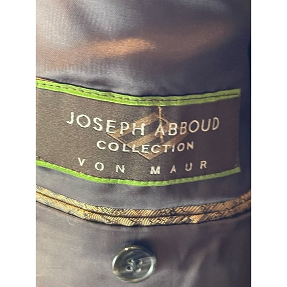 Joseph Abboud Mens Blazer Coat Jacket Single Breasted Long Sleeve Gray Size 40 - Picture 5 of 7